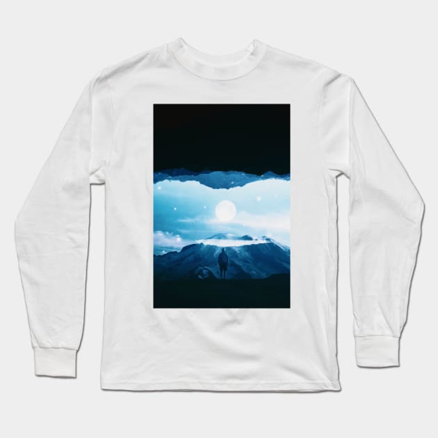 Mirror World Long Sleeve T-Shirt by phxartisans